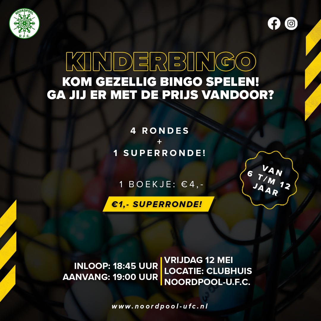 Kinderbingo 12 Mei