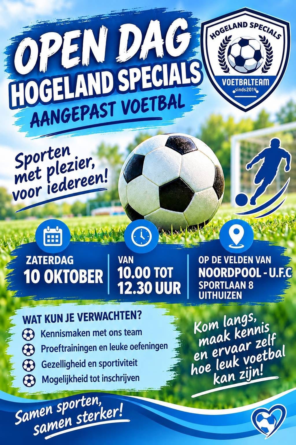 Open dag Hogeland Specials! 💙⚽️
