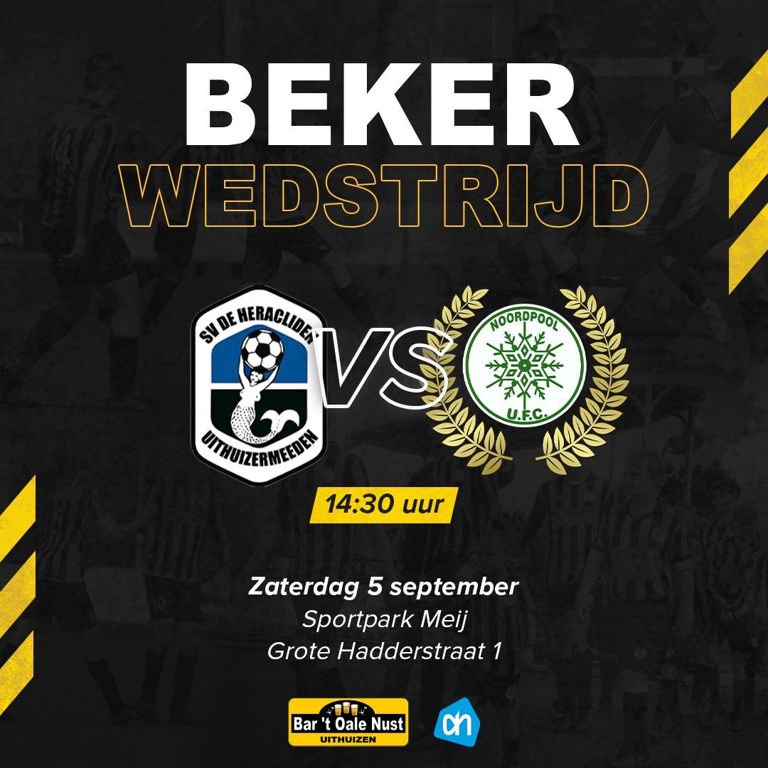 Bekerwedstrijden en Thuiswedstrijden 05 september