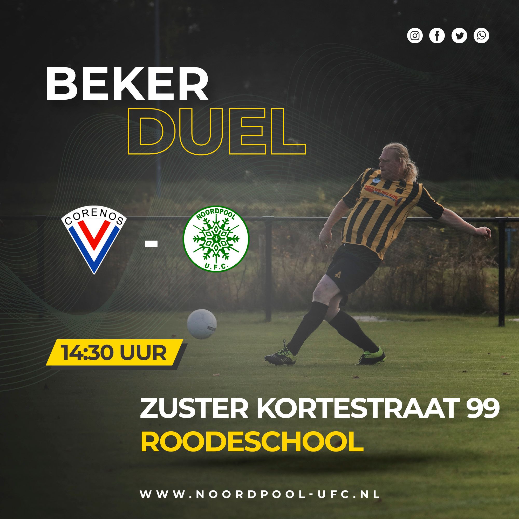 Bekerduel en thuiswedstrijden