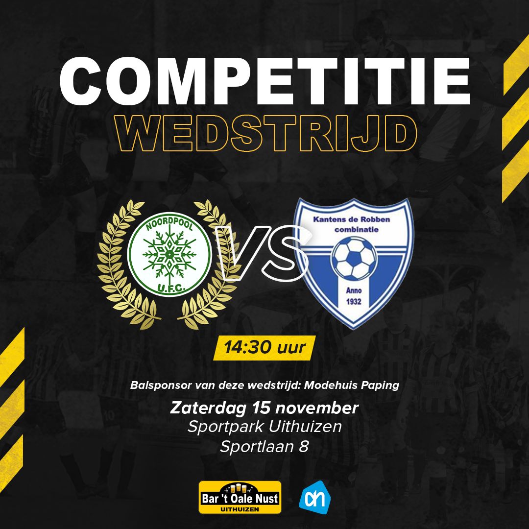 Competitieduel en Thuiswedstrijden 15 November
