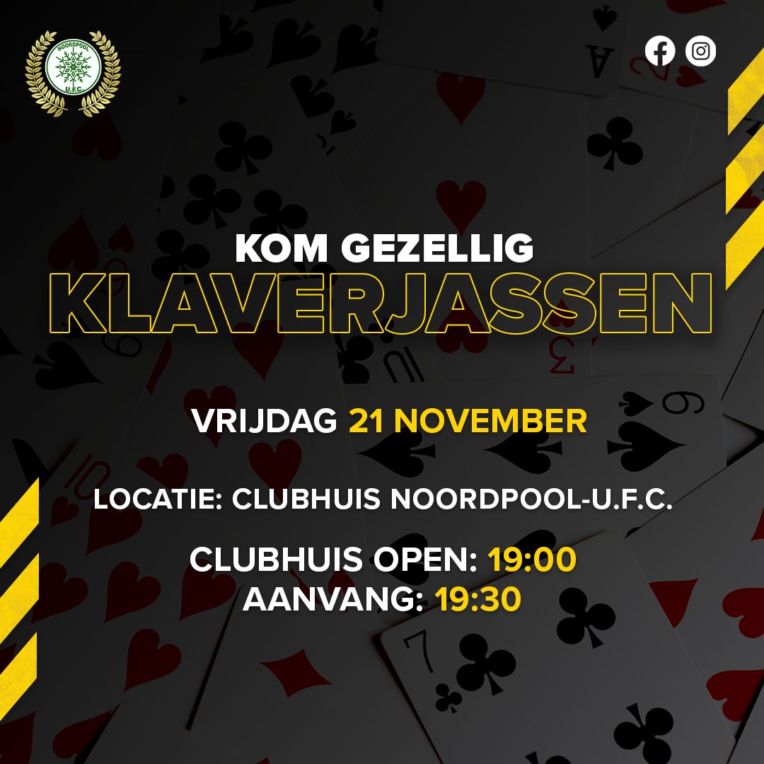 Klaverjassen 21 november