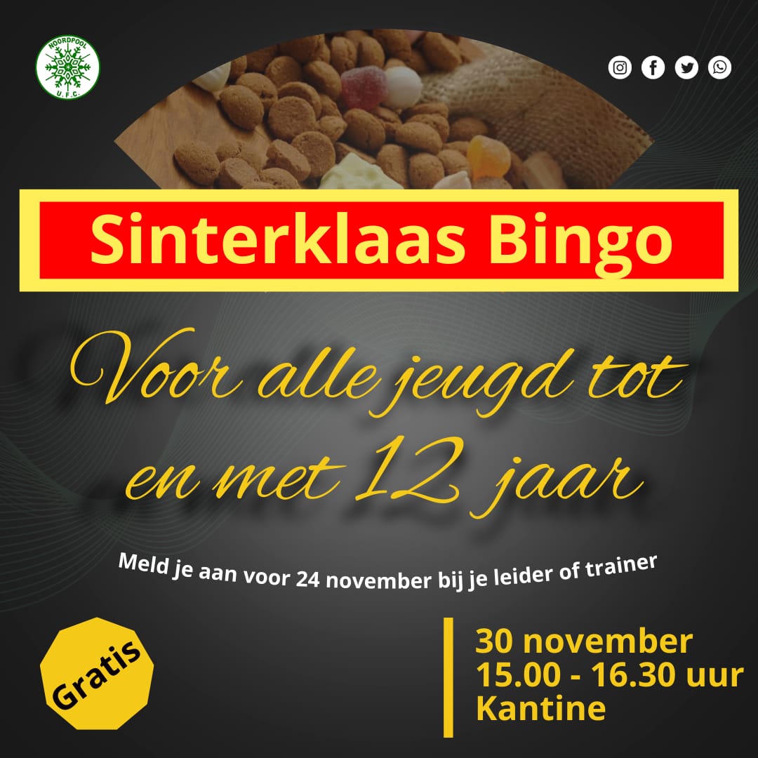 Sinterklaas bingo.
